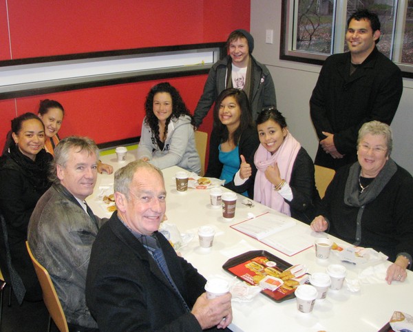 Members of the Tairawhiti Youth Voice Executive met with Councillors 
